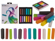 Hair coloring chalk - 12 colors